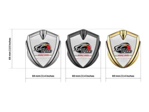 Metal Domed Emblem Design Focused Stylish